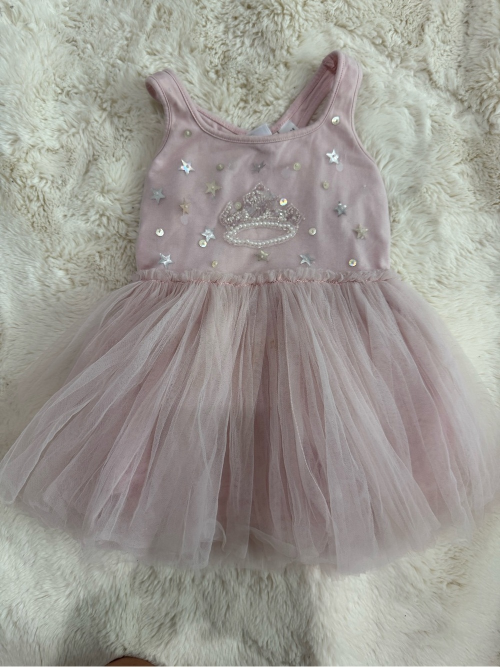 Girls Pink Princess Tulle Dress